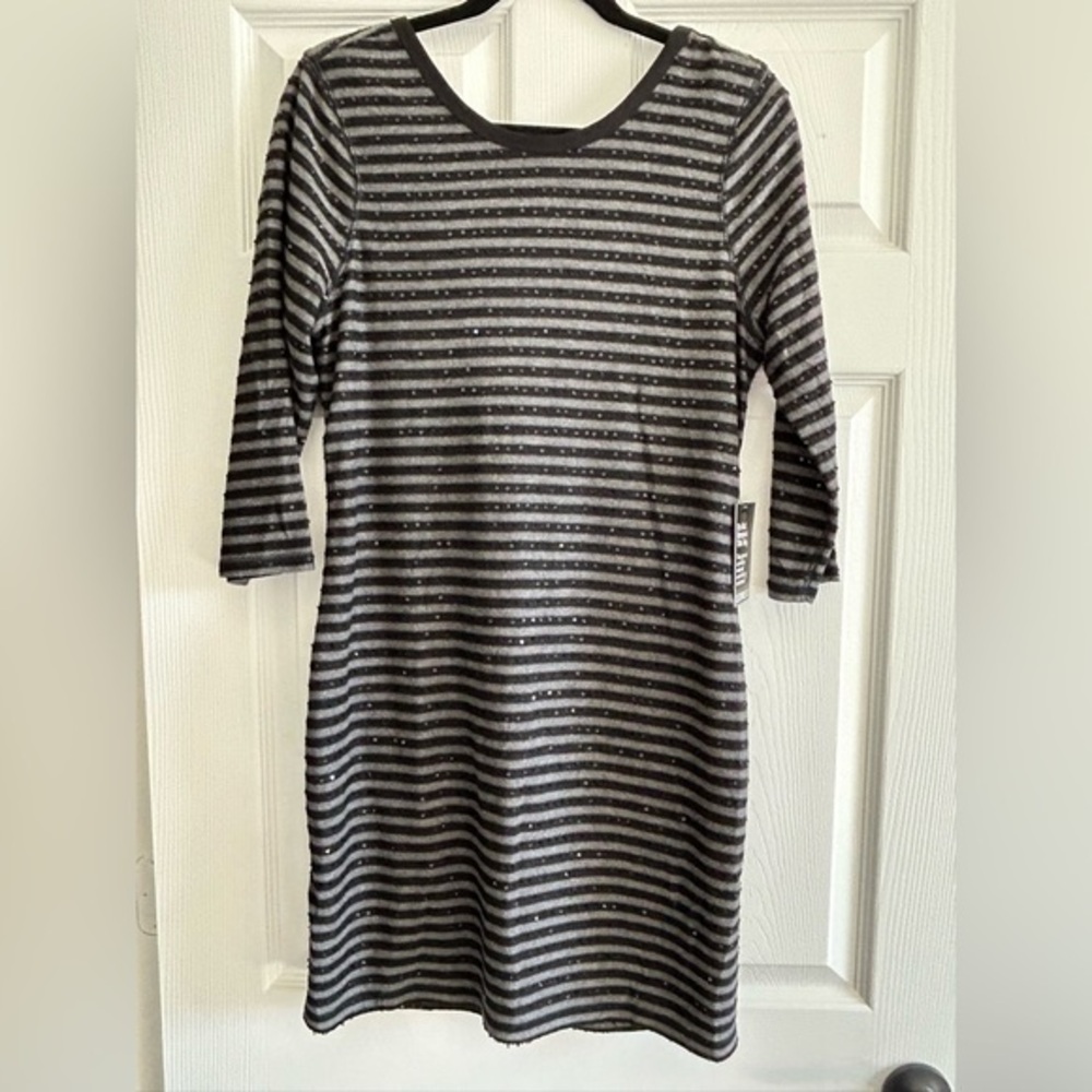 Express Dress black and grey